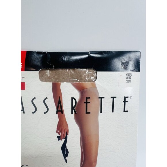 Vassarette Body Curves Shaper Sheer No Toes Nude Long 3340 Lycra VTG Pantyhose - Picture 4 of 8